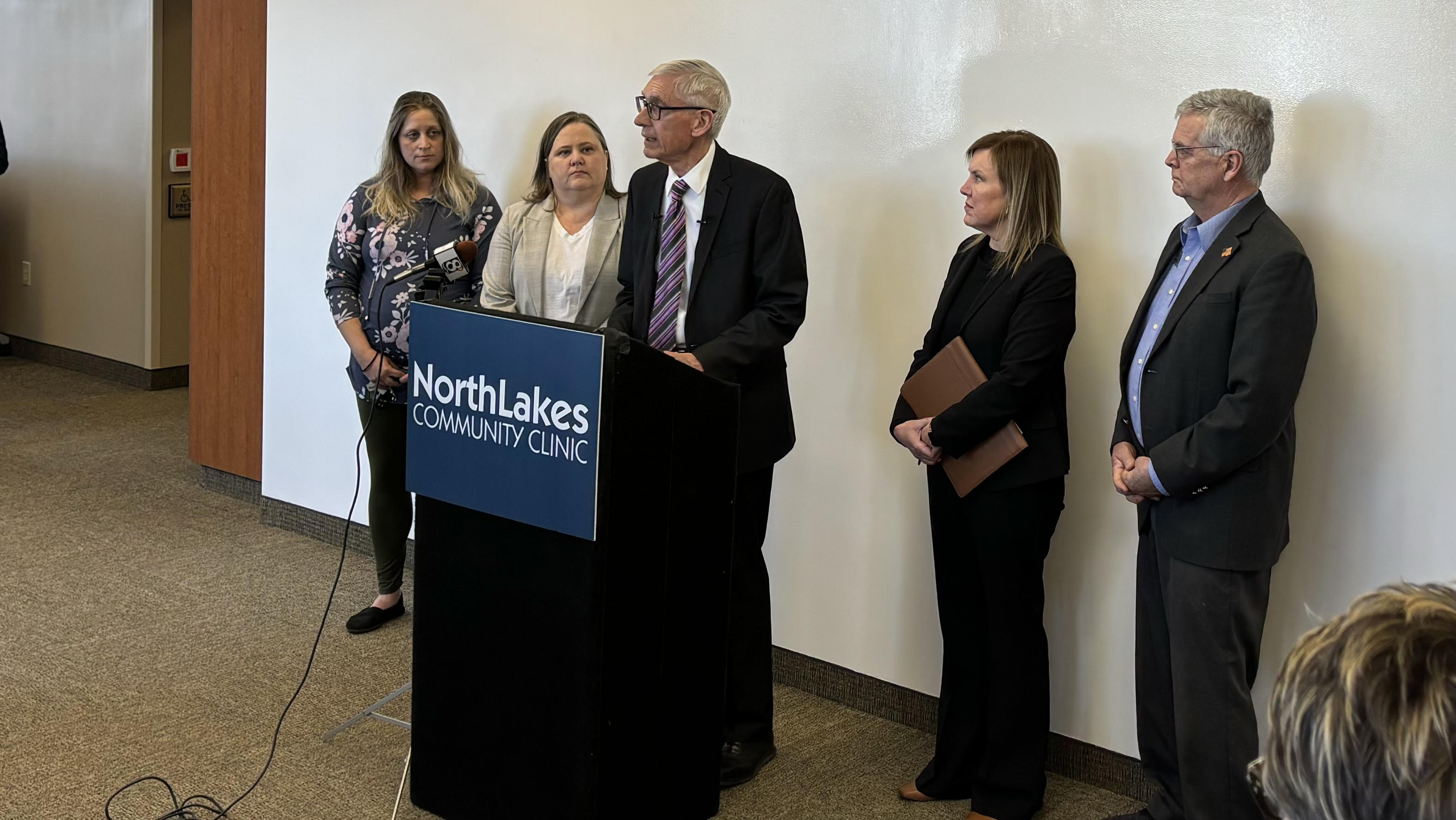 Governor Tony Evers Talks Healthcare Closures in Eau Claire