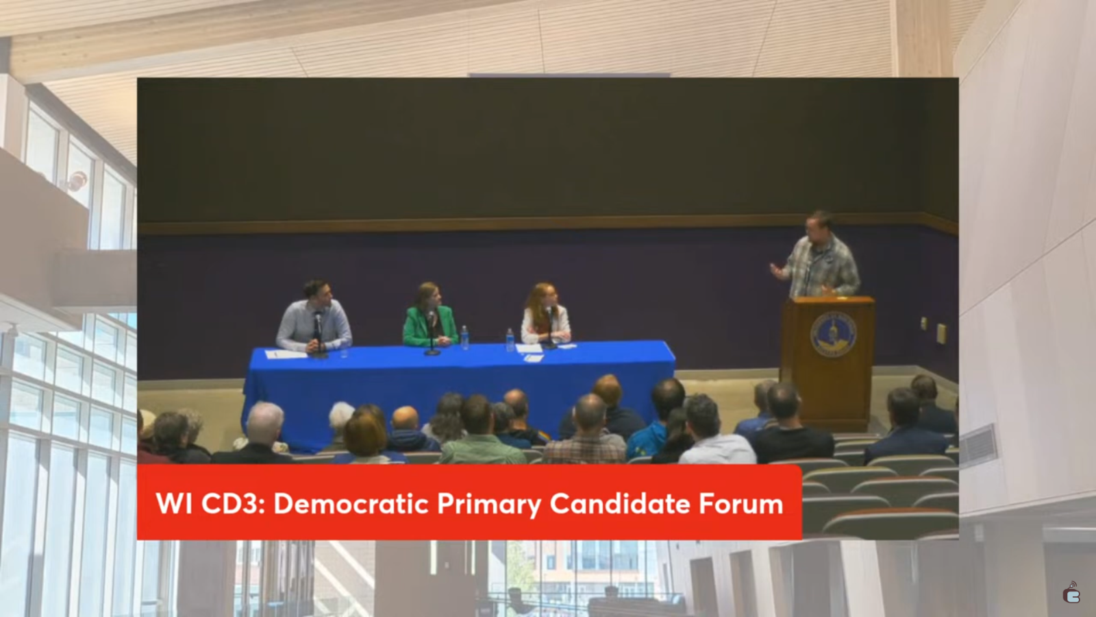Second of four 3rd Congressional District Democratic Primary forums to be held Wednesday at UW-La Crosse