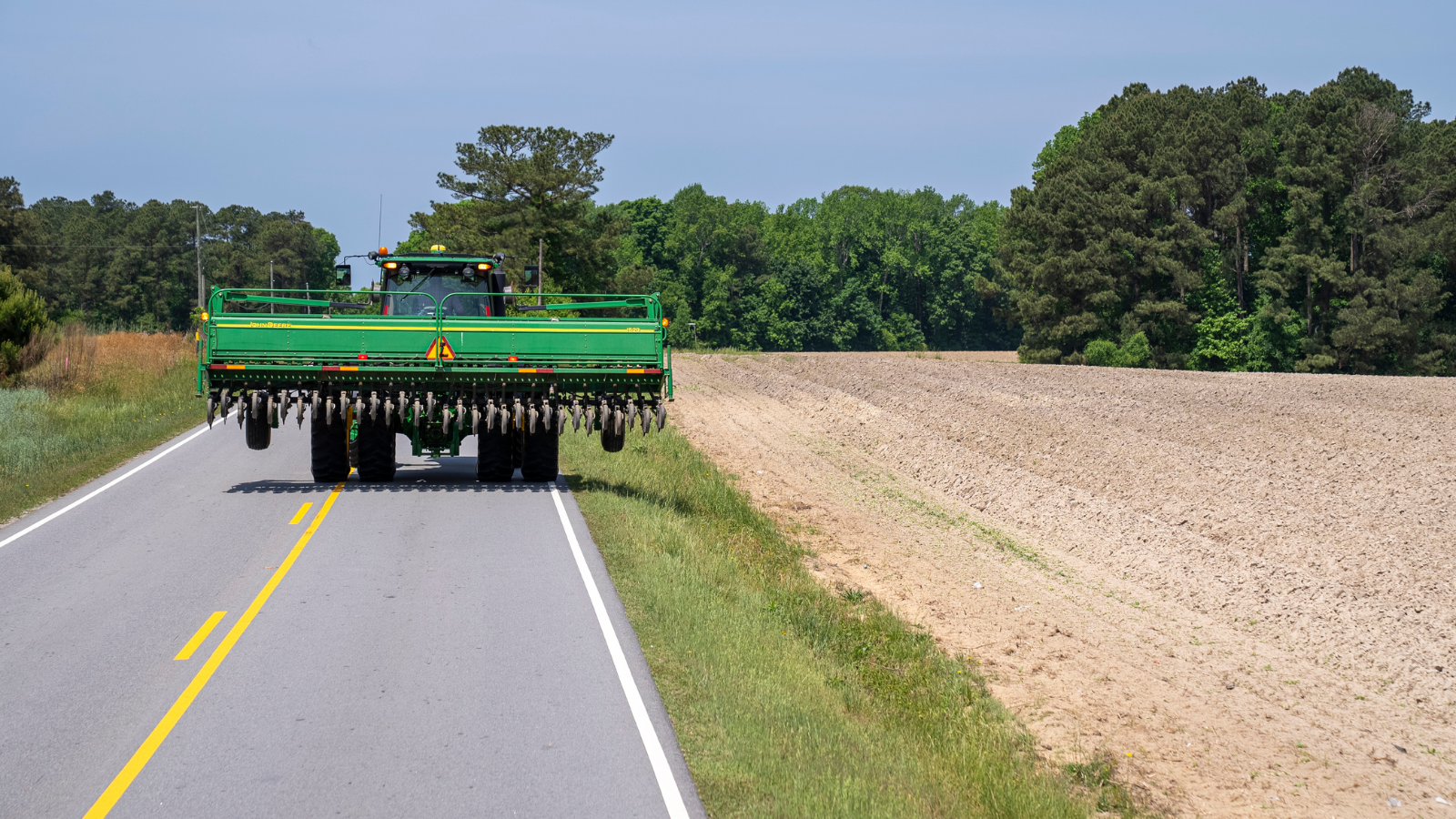 Planting season means sharing the roads with farm equipment