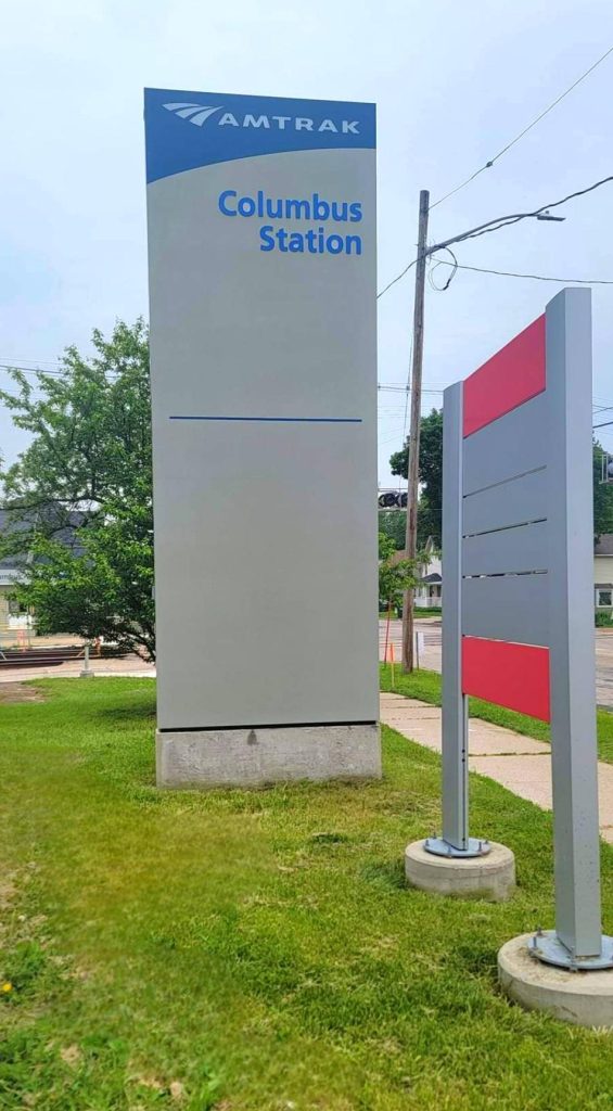 Amtrak Borealis service by first riders as the train rolls