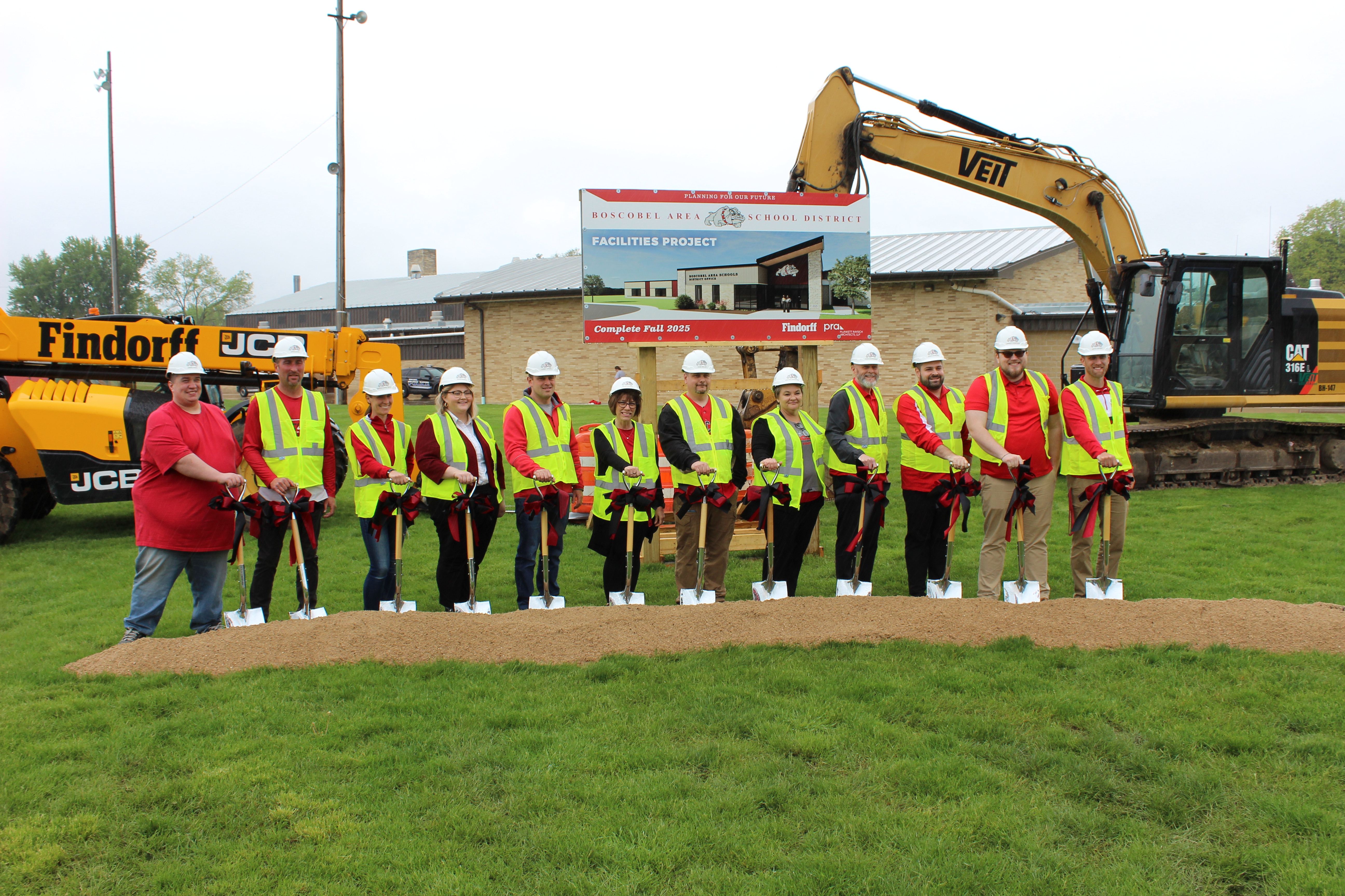 Boscobel School District holds groundbreaking event for new additions to middle/high school
