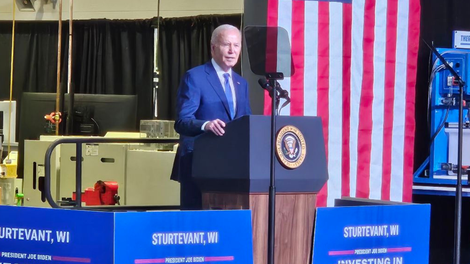 President Biden visits southeastern Wisconsin to tout Microsoft investment
