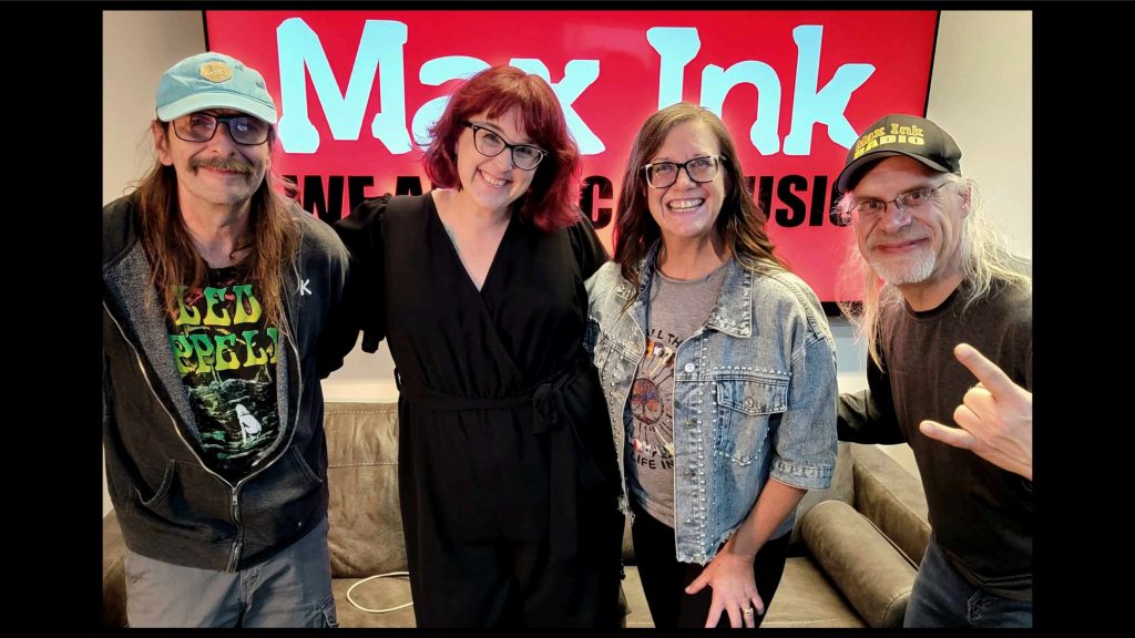 Marta Hansen with Max Ink Radio crew