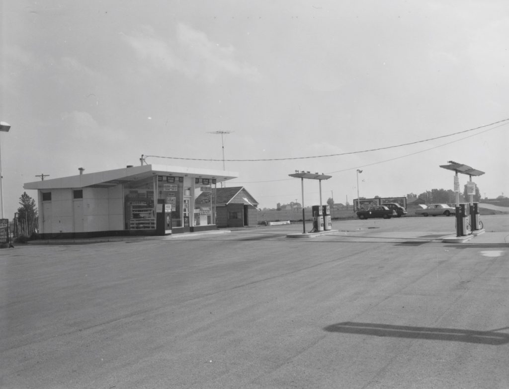 Enco gas station where Wayne Pratt was found stabbed 53 times on June 12, 1963. The cold case has recently been solved by Winnebago County Sheriff's Office. Photo Courtesy: Winnebago County Sheriff's Office.