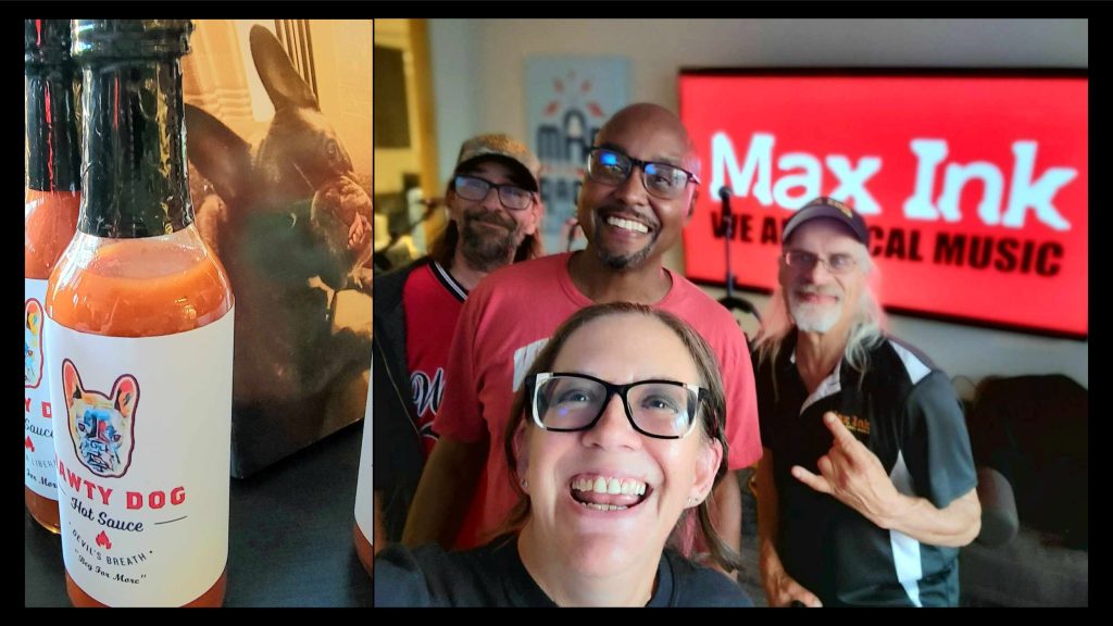 Nawty Dog Sauce's Elliot Franklin with Jimmy, Teri, and Rökker on Max Ink Radio