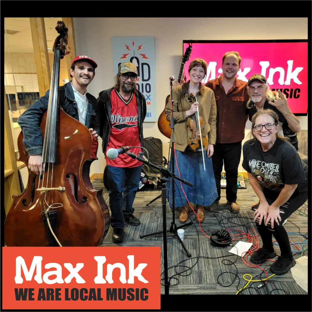 Andy Vaggalis, Jimmy K, Chloe Gose, Noah Gose, Rökker, Teri Barr in the Lair on Max Ink Radio