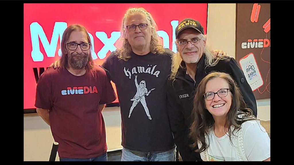 #FreezingMan creator Michael Gomoll with Jimmy K, Rökker & Teri Barr on Max Ink Radio