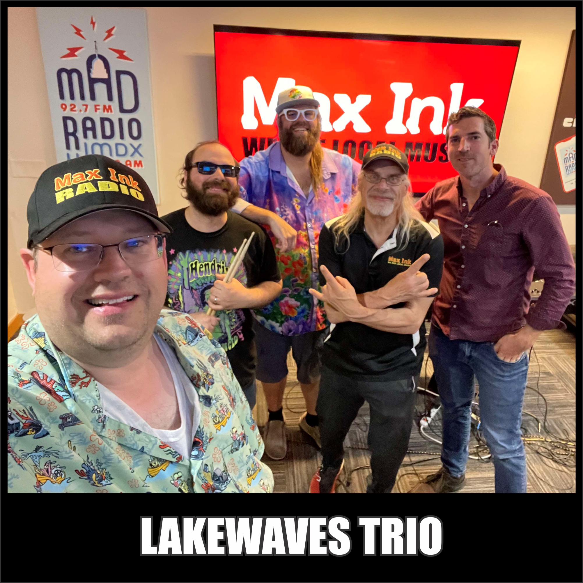 Synthesizer Wizard’s Lakewaves Trio in the Lair on Max Ink Radio