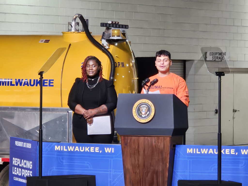 President Joe Biden in Milwaukee 