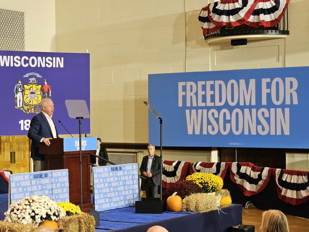 Tim Walz Rally in Racine - 102224