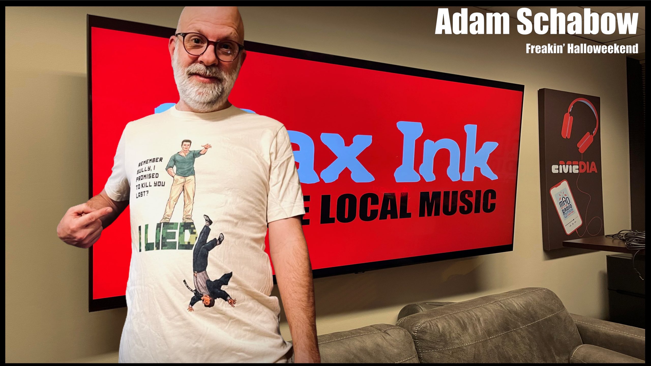 Freakin’ Halloweekend organizer Adam Schabow on Max Ink Radio episode artwork