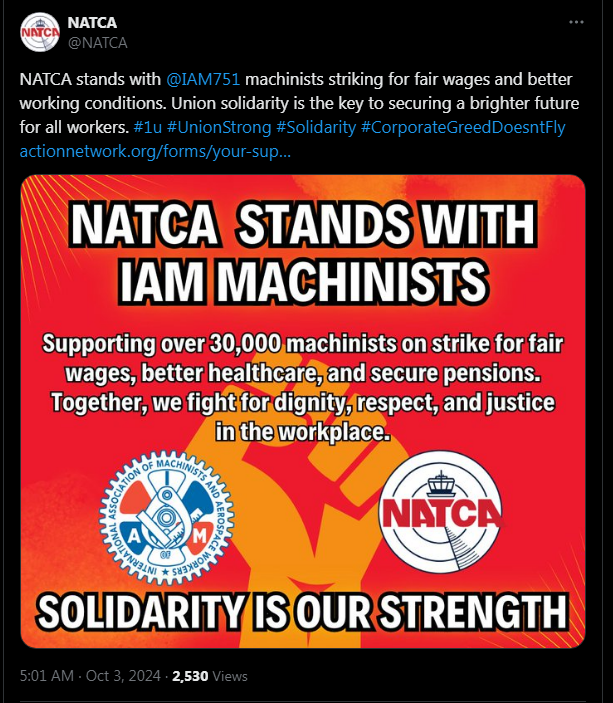 NATCA - Miller Strike