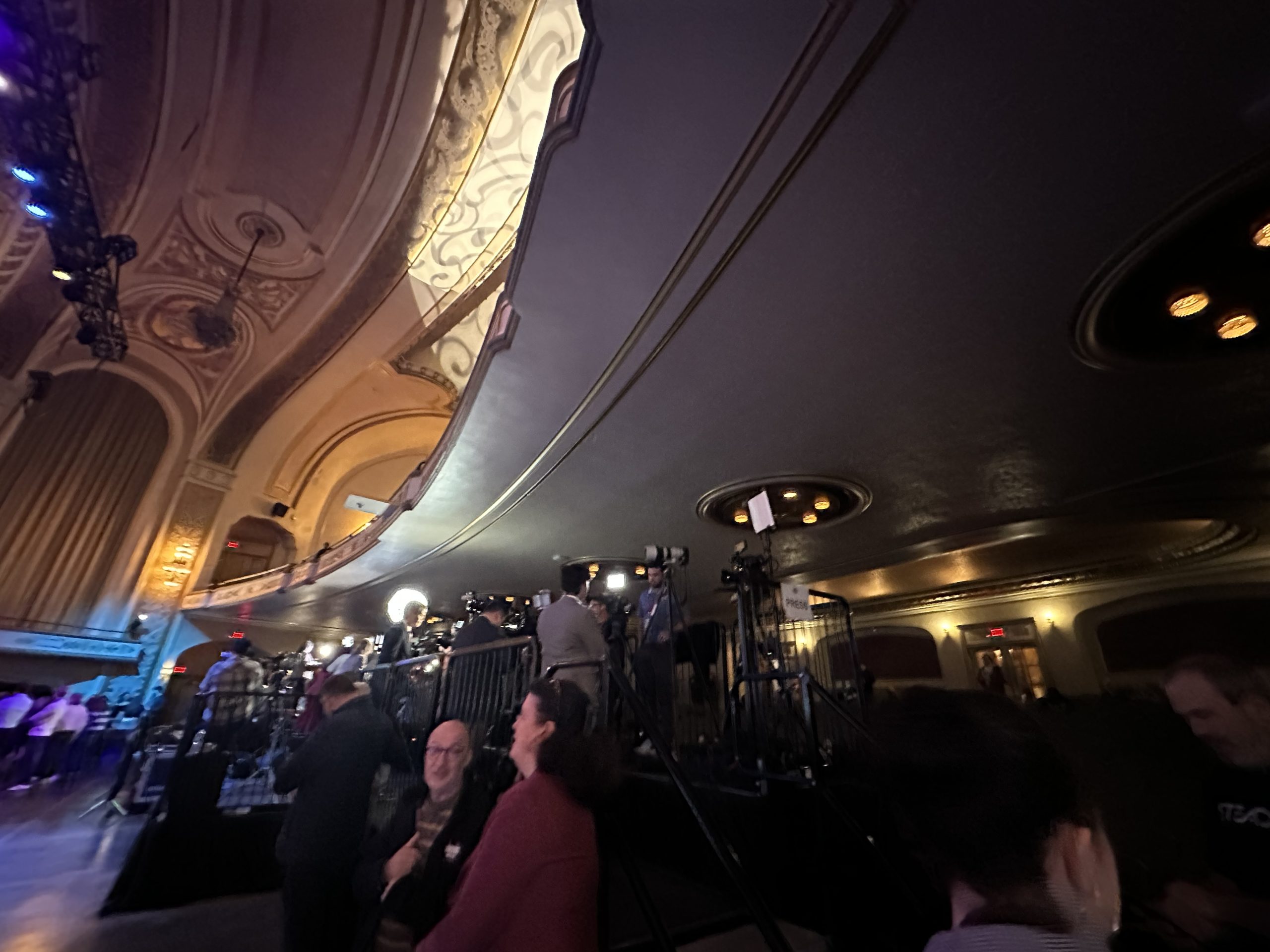 Crowds are filtering into the Orpheum in Madison for Senator Tammy Baldwin’s watch party.