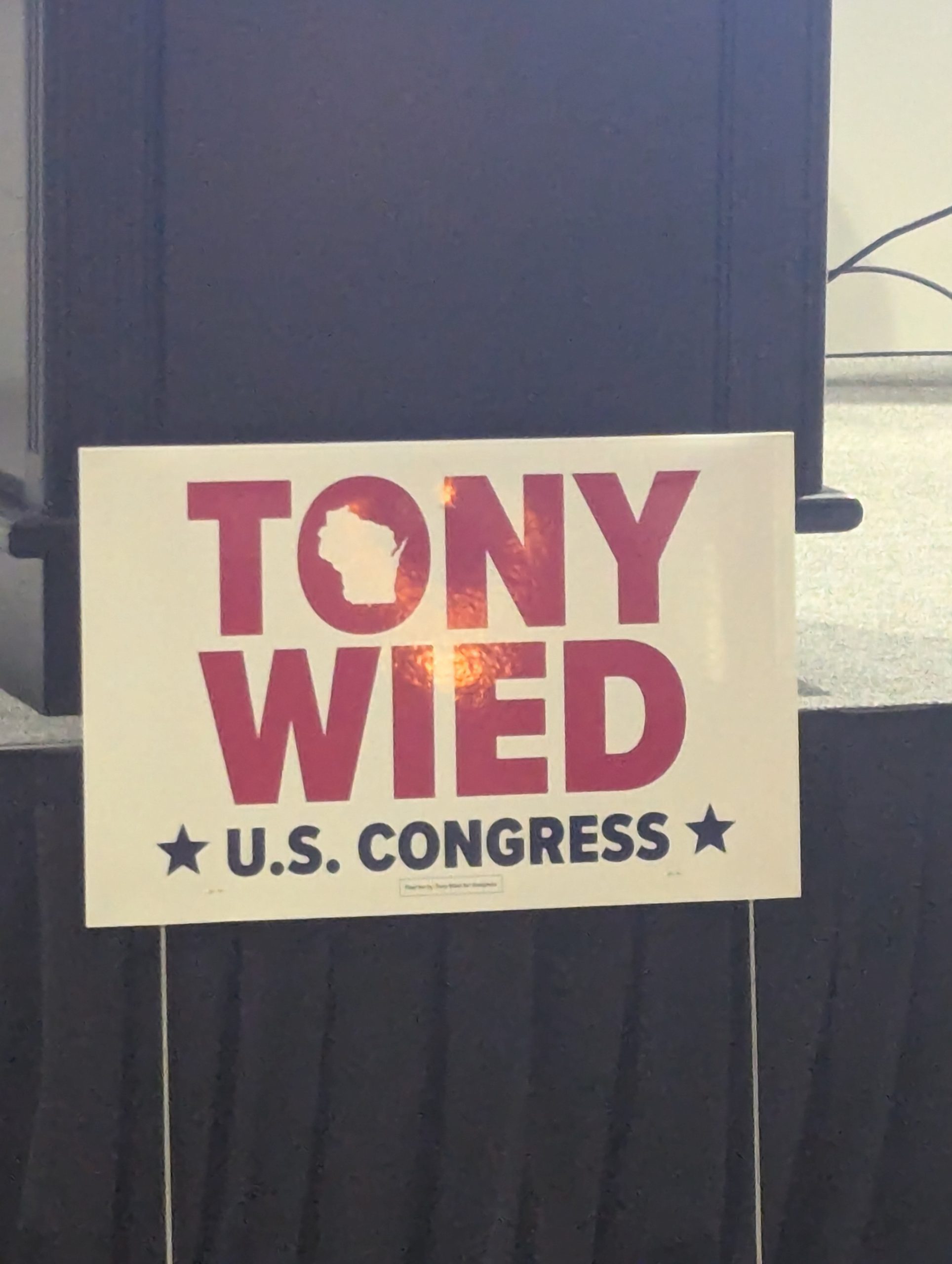 Over6 dozen people are gathering at the Legacy Hotel in Ashwaubenon for 8th Congressional District Candidate Tony Wied's election watch party. Wied is the Trump-endorsed candidate running for the seat left vacant when Congressman Mike Gallagher resigned in April.