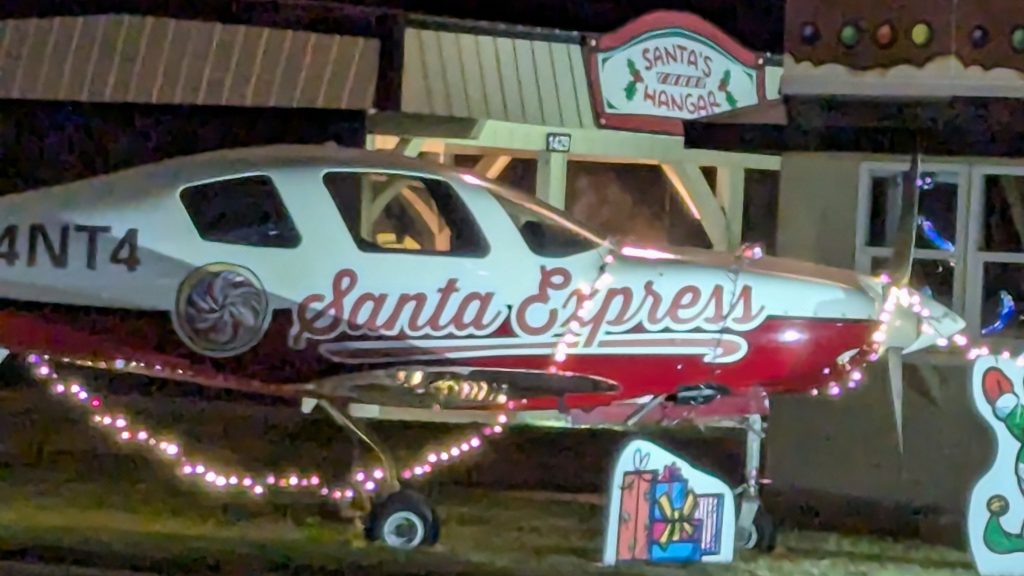 Santa Express at Oshkosh Celebration of Lights