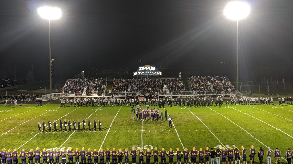 Waunakee plays DeForest in a 2019 high school football game.