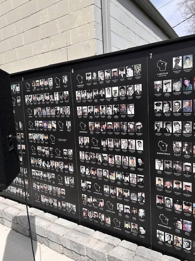 The Wisconsin Vietnam Veterans Wall in Appleton. Credit: John Maino/Civic Media