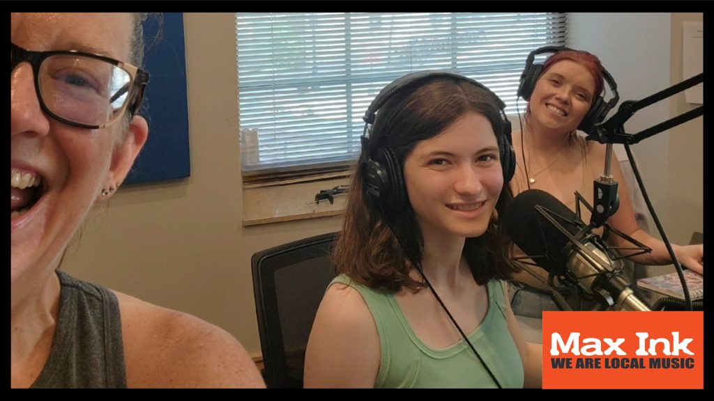 Max Ink Radio girls in the control room