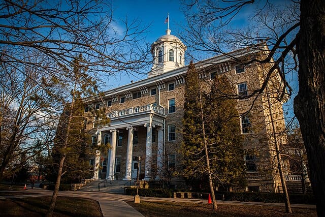 The main campus at Lawrence University in Appleton