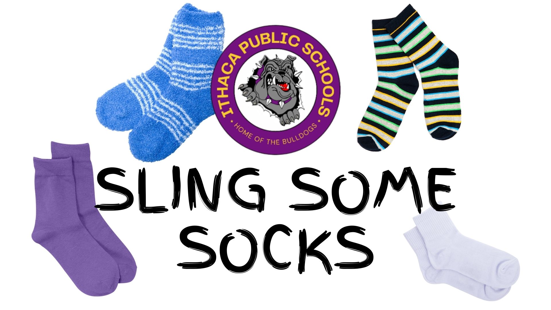 Ithaca to "Sling Some Socks" for charity