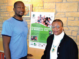 Haywood Simmons and Cora White are getting ready for the second annual Resilience Center Community Health and Wellness Fair.