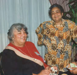Martha Toran and Representative Marcia Coggs, Wisconsin Department of Tourism reception. Photo by Urban Media News.