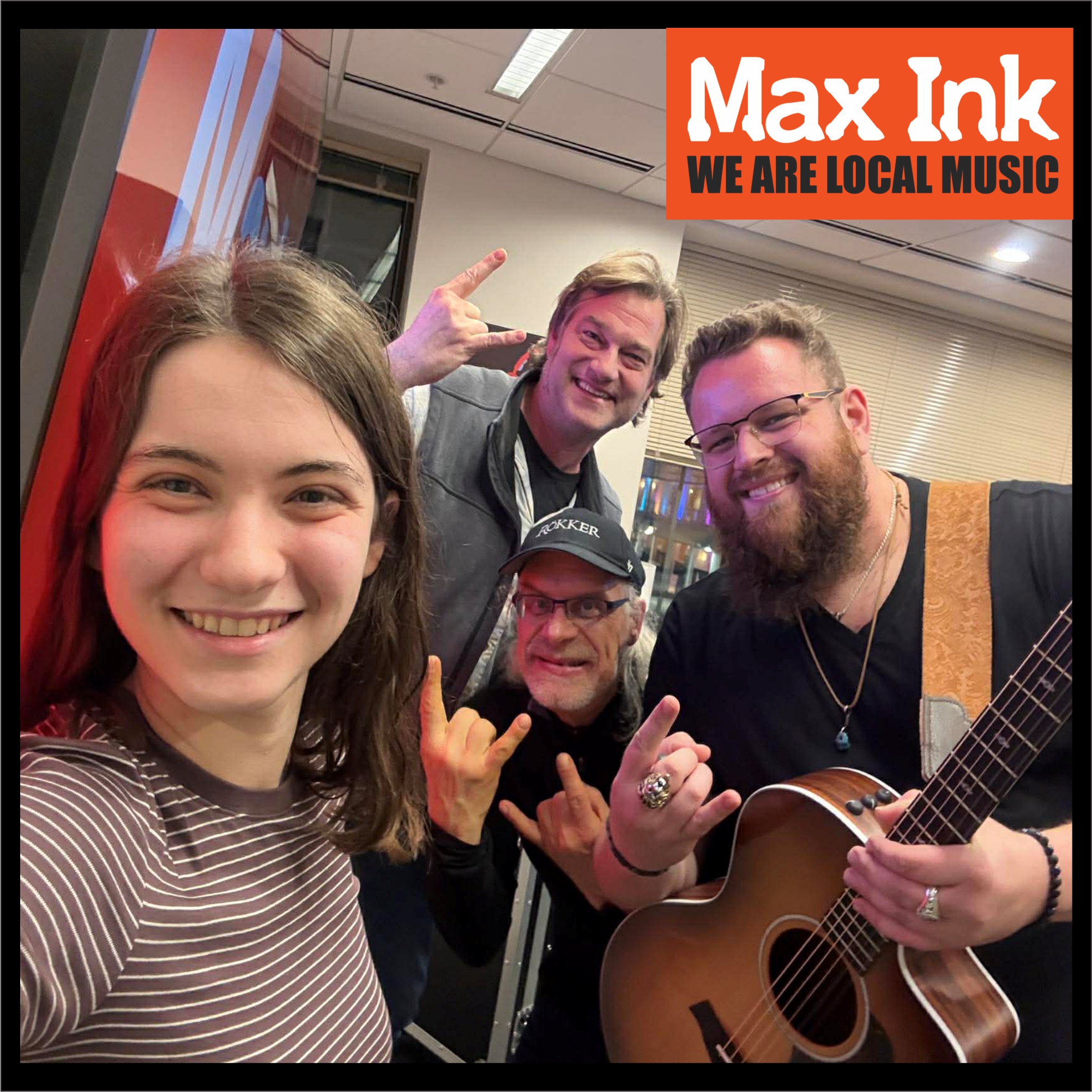 Taylor Schereck rips it up on Live From The Madcity on Max Ink Radio episode artwork