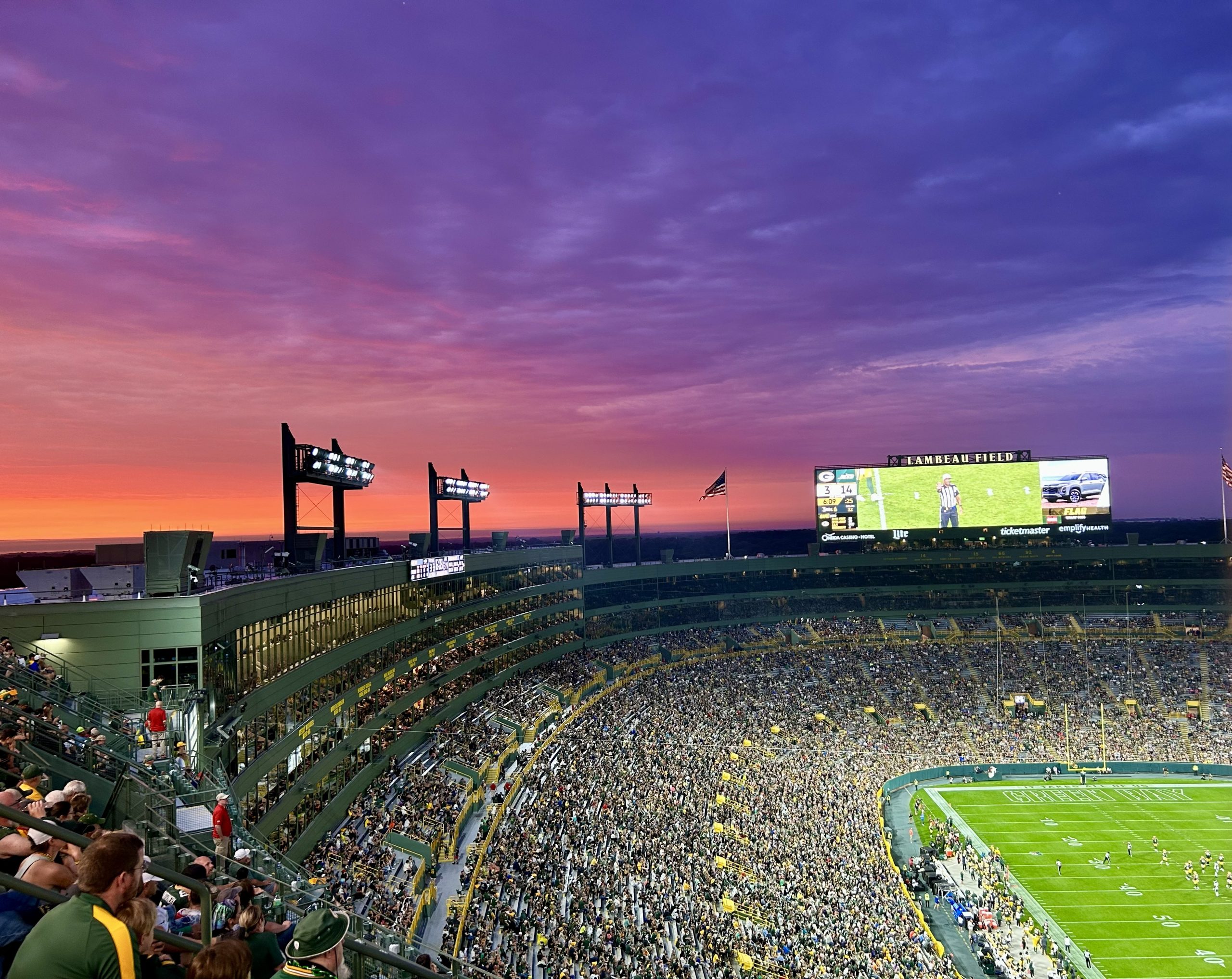 Lambeau Field is known as the jewel of the NFL
